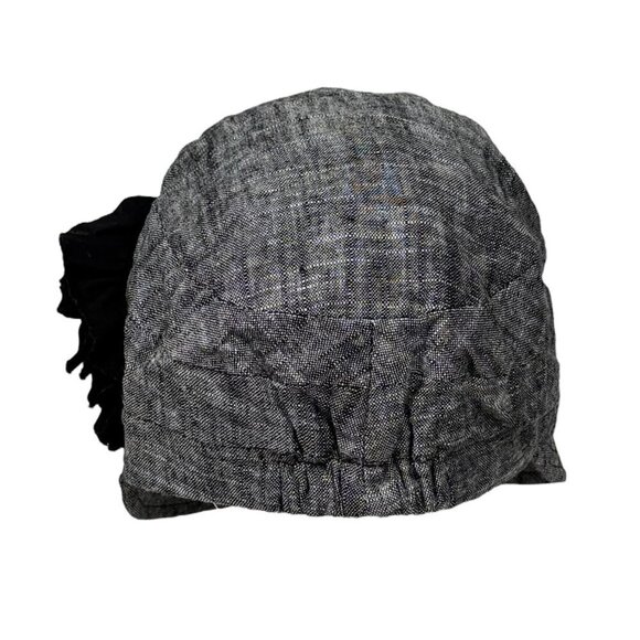 NWT BETMAR New York Newsboy Cap With Flower Gray Adjustable Retro Style main image 9